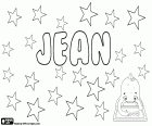 Jean, nom anglès per a noia. Jean, variant de Jane, forma femenina en anglès de Joan, John. Jean també és un nom masculí francès