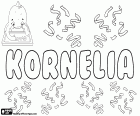 Kornelia, variant de Cornelia. Nom d'origen llatí derivat de Cornelius. Kornelia, nom en alemany, polonès, eslovac i hongarès