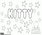Kitty, nom per a noia amb diferents orígens. Kitty, nom d'origen irlandès deriva de Katherine. Kitty, diminutiu de noms com Kathy, Katey i Karen