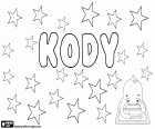 Kody, nom unisex, variant de Cody, nom d'origen anglès, irlandès i gaèlic