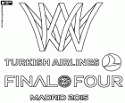 Logotip de Final Four de Euroleague Madrid 2015 de Bàsquet