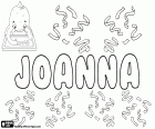 Joanna, nom de noia en diversos idiomes: anglès, polonès, holandès i finès. Joanna, variant de Johanna