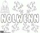 Nolwenn, nom femení d'origen bretó, variant de Nolwen