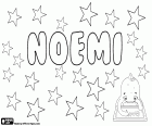 Noemi, nom femení d'origen hebreu. Noemi, nom en espanyol, portuguès, txec i hongarès