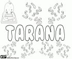 Tarana, Variant de Taranah. Tarana, nom d'origen hindú. Tarana, tipus de composició de música vocal hindú
