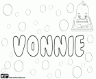 Vonnie, nom de noia en txec. Vonnie és una variant de Veronica i Vondra