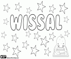 Wissal, nom d'origen àrab per a noia molt popular al Marroc. Wissal, variant de Wisal, nom de l'Alcorà utilitzat tant per a les nenes com pels nens