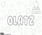 Olatz, nom de noia d'origen basc. Nom que prové d'una capella dedicada a nostra Senyora de Olatz a Azpeitia, Guipúscoa, País Basc