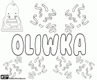 Oliwka, nom de noia, diminutiu de Oliwia