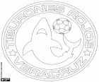 Emblema del Club Deportivo Tiburones Rojos de Veracruz, els taurons vermells de Veracruz, club de futbol mexicà