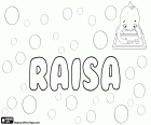 Raisa, nom femení amb diversos orígens i significats. Raisa, variant de Raissa, nom rus per a dona. Raisa, nom femení d'origen hebreu i jiddisch o judeoalemany, el seu significat és Rosa, la flor. Raisa, nom d'origen àrab, forma femenina de Rais que significa el líder