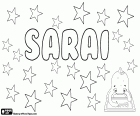 Sarai, nom femení d'origen bíblic. Sarai o Saray, nom original de l'esposa d'Abraham fins Déu canvia el seu nom a Sarah