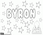 Byron, nom masculí d'origen anglès. Byron també és un cognom inglès