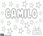 Camilo, nom masculí d'origen llatí prové Camillus. Camilo, nom en espanyol, portuguès i gallec