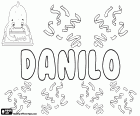 Danilo, nom de nen en diversos idiomes, com en castellà, portuguès i italià. Danilo, forma Eslava de Daniel, nom masculí en serbi, croat i eslovè
