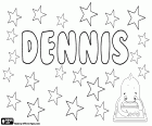 Dennis, nom de nen en diverses llengües com anglès, alemany, suec, danès i neerlandès. Dennis, nom derivat del nom grec Dionysios, el déu grec del vi
