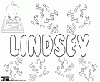 Lindsey, nom utilitzat per a noia i noi, també és un cognom. Lindsey, nom d'origen anglès, variant de Lindsay, prové d'un antic topònim anglès