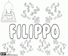 Filippo, nom italià per a nen, derivat del nom grec antic Philippos que significa amic dels cavalls