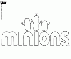 El logotip de la pel·lícula d'animació Els Minions