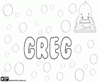 Greg, nom diminutiu per nen, variant del nom Gregory