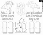 Carolina Panthers contra Denver Broncos, el partit de la Super Bowl 2016 el 7 de febrer de 2016 al Levi's Stadium a Santa Clara, Califòrnia