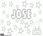 José, nom d'origen hebreu Boy, derivat de Yosef. José, popular en nom castellà i portuguès