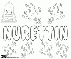 Nurettin, nom turc per nen, variant de Nureddin, derivat del nom àrab Nur al-Din. Altres variants del mateix nom són Nuredin i Nuretdin