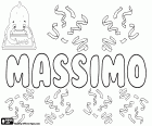 Massimo, nom italià per nen, que prové del llatí Maximus, el seu significat és el millor, el més gran