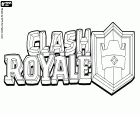 El logo del videojoc Clash Royale. Clash Royale, un videojoc per a dispositius mòbils Android i iOS creat per Supercell el 2016