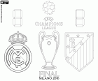 Reial Madrid vs Atlètic de Madrid. Final de la Champions League 2015-2016, Estadi Giuseppe Meazza de Milà, Itàlia, 28 de maig de 2016