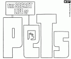 Logotip original en anglès de la pel·lícula The Secret Life of Pets, La vida secreta de les mascotes