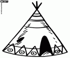 Tipi, la tenda cònica típica dels indis nord-americans
