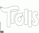 Trolls, el logotip original en anglès de la pel·lícula d'animació de DreamWorks