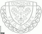 Insígnia d'WKS Śląsk Wrocław, club de futbol de Wroclaw, ciutat de Polònia