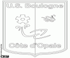 Emblema de Union Sportive de Boulogne Côte d'Opale, US Boulogne, club de futbol de Boulogne-sur-Mer, ciutat de Pas de Calais al nord de França