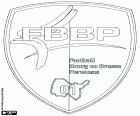 Logotip de Football Bourg-en-Bresse Peronnas 01, també conegut com FBBP 01, club de futbol té el seu origen en la fusió de dos clubs de Bourg en Bresse i de Peronnas, nuclis de població a l'est de França a la regió de Roine-Alps