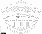 Insígnia de Kayseri Erciyesspor Kulübü, club esportiu de Kayseri, gran ciutat en l'Anatolia central, Turquia
