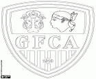 Emblema del Gazélec Football Club Ajaccio, club de futbol amb seu a Ajaccio, capital del departament francès de Còrsega del Sud a l'illa de Còrsega