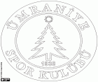 Emblema de Umraniyespor, club de futbol de Umraniye, un gran districte d'Istanbul situat a la part asiàtica de la ciutat