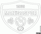 Insígnia de Manisa Spor Kulübü, Manisaspor, club de futbol amb seu a Manisa, gran ciutat de la regió Egea, a l'oest de Turquia, capital de la província del mateix nom