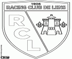Logo del Racing Club de Lens, club de futbol de Lens, ciutat de Pas-de-Calais al nord de França