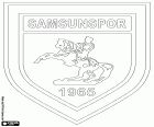 Logotip de Samsunspor Kulübü Derneği, club de futbol de Samsun, ciutat amb un gran port al mar negre, capital de la província de Samsun a la costa nord de Turquia