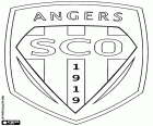 Emblema de l'Angers Sporting Club de l'Ouest, també conegut com Angers SCO, club de futbol de la ciutat d'Angers, a l'oest de França. Angers és la capital del Departament de Maine-et-Loire