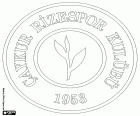 Logo de Çaykur Rizespor Kulübü, Çaykur Rize Spor Kulübü, club esportiu de Rize, ciutat costanera a l'est de la regió del Mar Negre i capital de la província homònima
