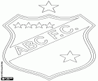 Insígnia d'ABC Futebol Clube, club de futbol de Ribeira, un barri de la ciutat de Natal, capital de l'estat de Rio Grande do Norte, en la regió nord-est del Brasil