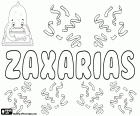 Zaxarias, nom per nen, transliteració alternatiu per al nom grec, Zacharias