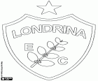 Escut de Londrina Esporte Clube, club de futbol de la ciutat de Londrina a l'estat de Paraná, a la regió sud del Brasil