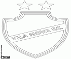 Logo de Vila Nova Futebol Clube, club de futbol amb seu a la ciutat de Goiânia, la capital de l'estat de Goiás a la regió centre-oest del Brasil