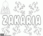 Zakaria, nom de nen en islandès i transcripcions del nom en georgià i en àrab, variant de Zakariyya i Zakariya