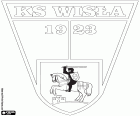 Emblema del Klub Sportowy Wisła Puławy, club de futbol amb seu a Puławy, ciutat situada a la confluència dels rius Wisła i Kurowka en el Voivodat de Lublin, a l'est de Polònia